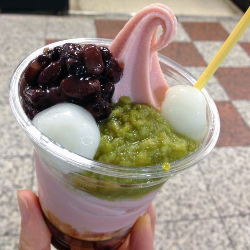 ダブルあんソフト(京都嵐山 豆とろう)