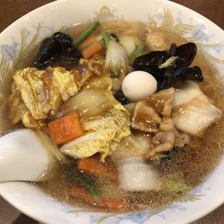 五目ウマニ麺(鶏舎 （チイシャ）)
