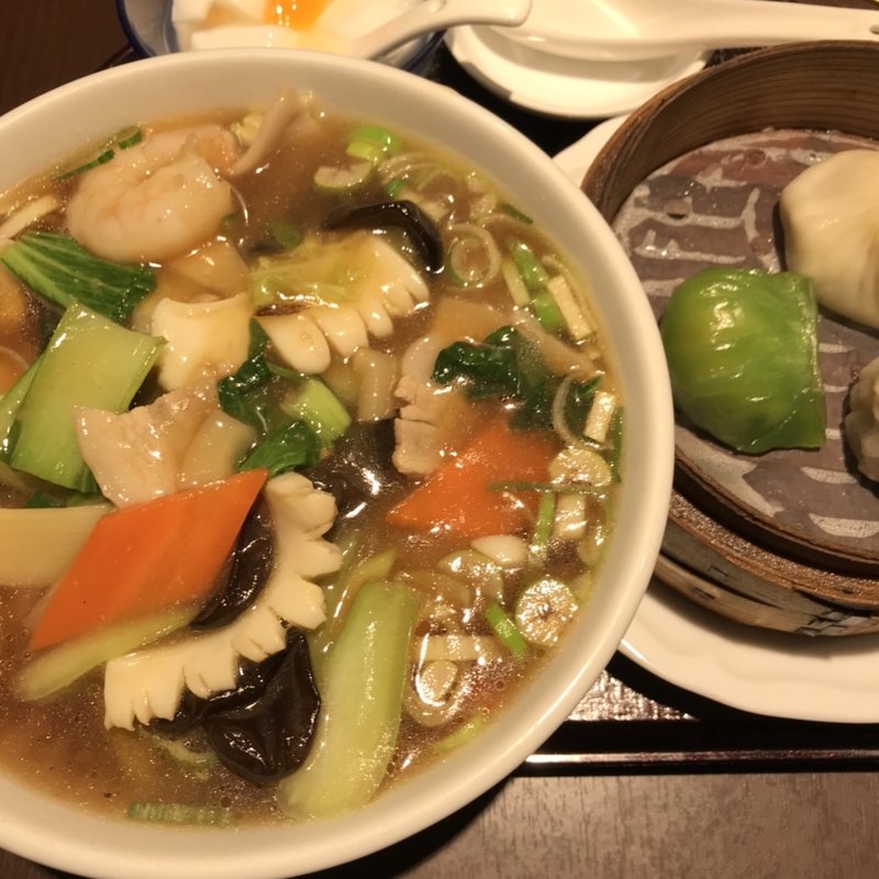 五目そば(梅蘭 なんばCITY店)