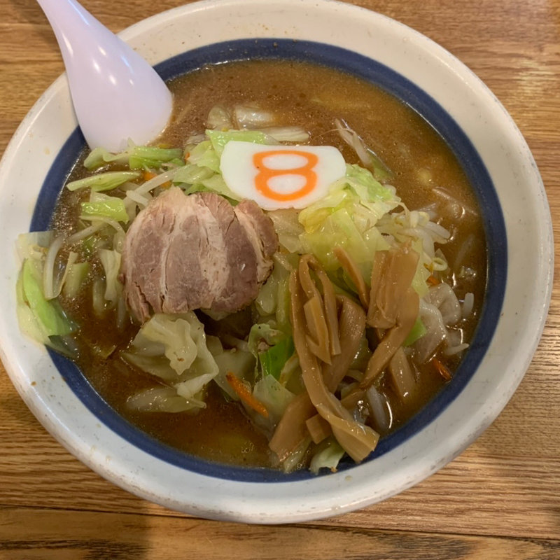 野菜味噌ラーメン(８番らーめん早島店 )