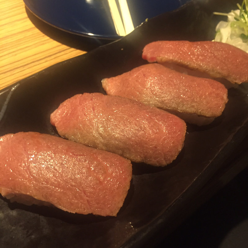 和牛握り(龍王館 久留米本店)