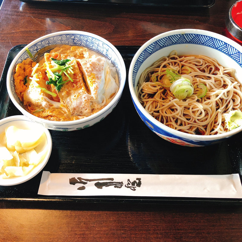 かつ丼セット(そば笑福  大むら)