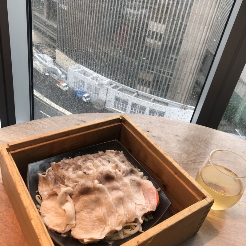 黒豚せいろ蒸し(羅豚 ギンザ・グラッセ )