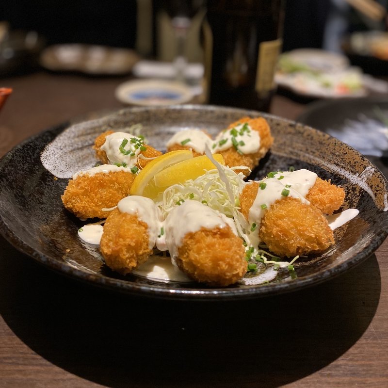 カキフライ(本まぐろと名古屋飯 花かるた)