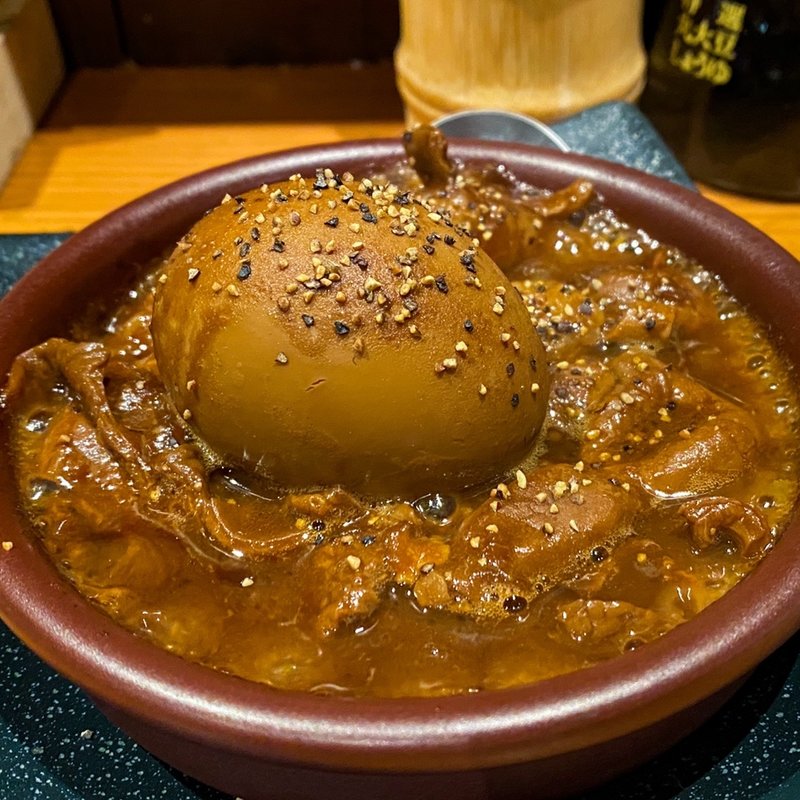 黒もつ煮(もつ焼き・煮込み てら川)