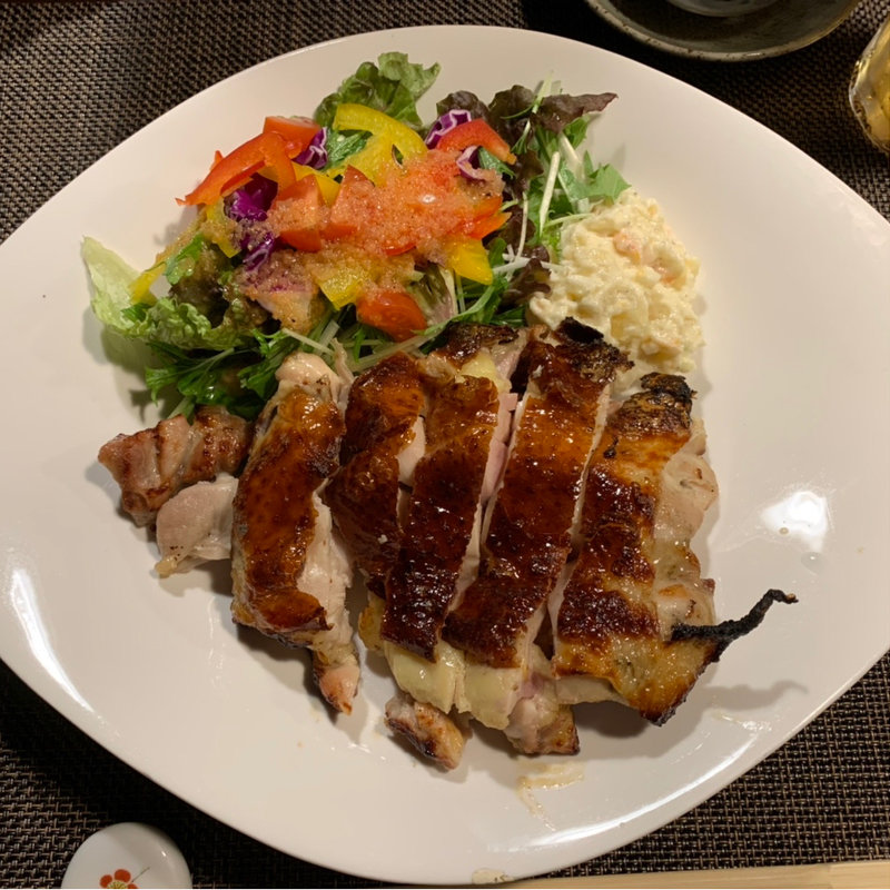 純和鳥もも塩焼き(阿古 )