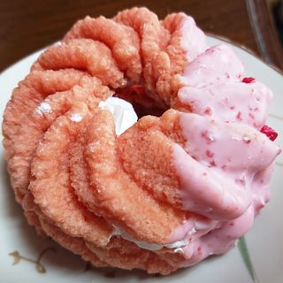 桜フレンチ 桜風味ジュレ＆ホイップ(ミスタードーナツ　鹿島田ショップ )