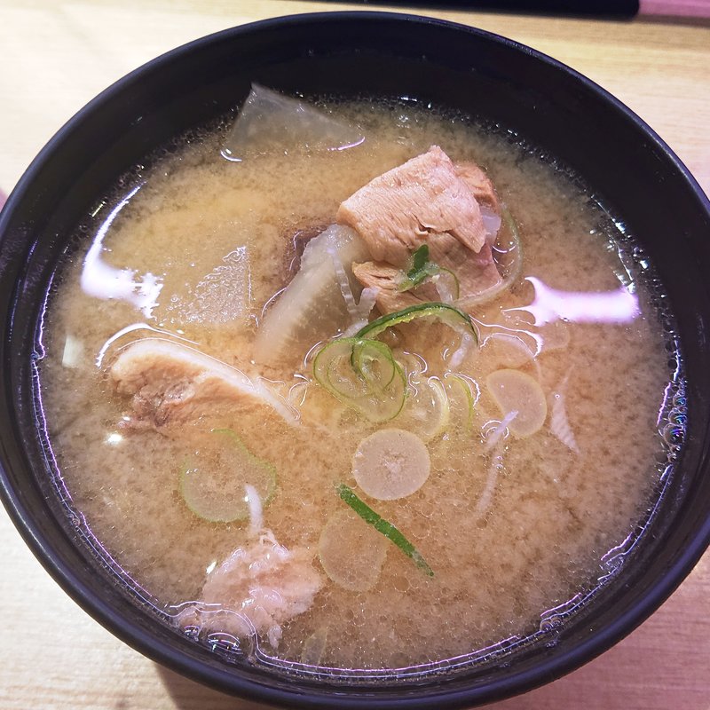 あら汁(回転寿司みさき 川崎ダイス店)