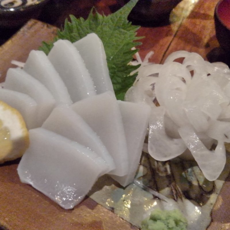 コブシメ刺身(うりずん )