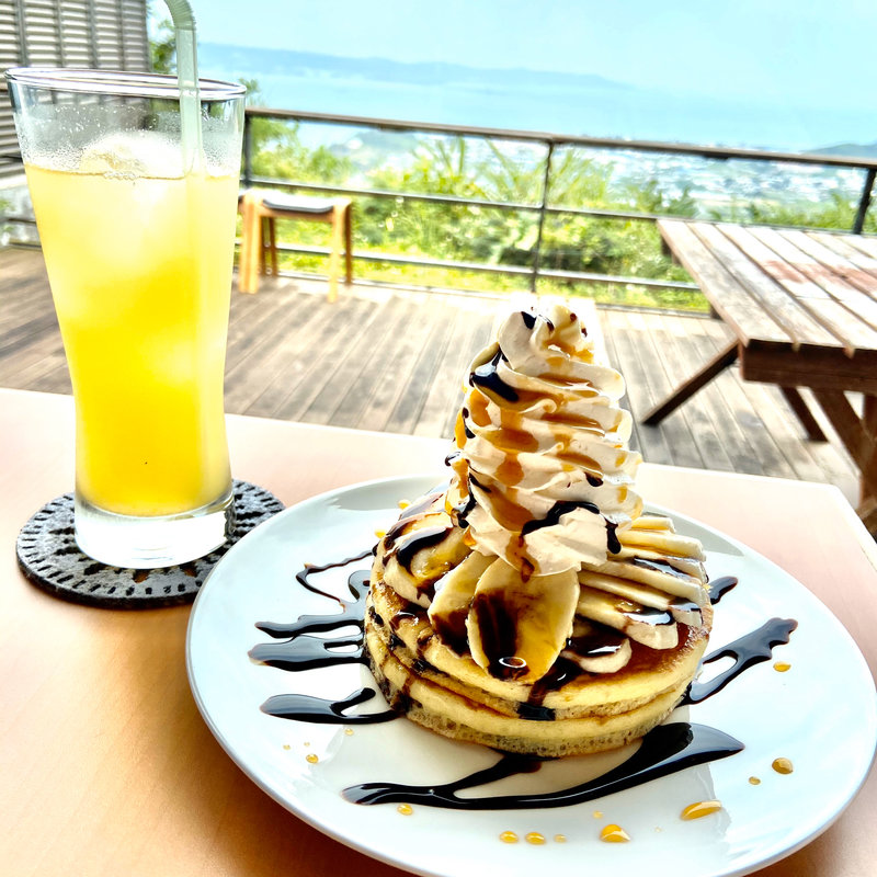 バナナパンケーキ(カフェゆっくる)