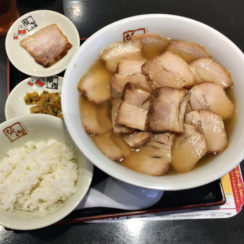 焼豚ラーメン(喜多方ラーメン坂内 多摩センター店)