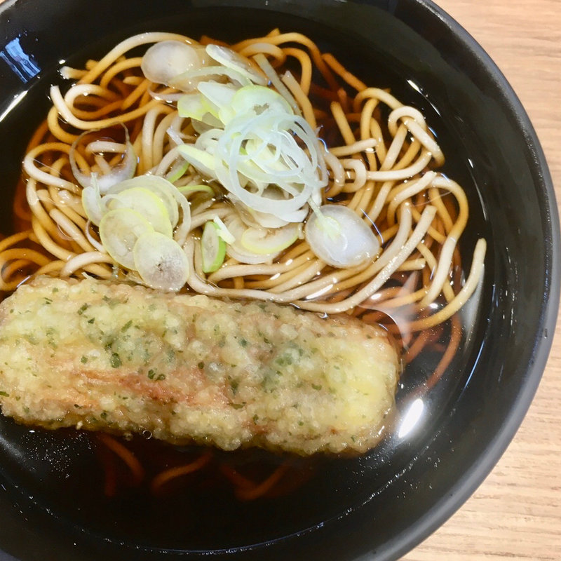 ちくわ磯辺揚げそば(立喰いそばうどん すすきの)