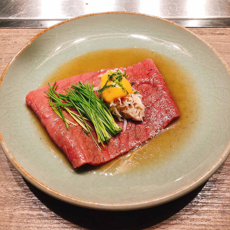厳選赤身の焼きしゃぶ(うしごろ 銀座店)