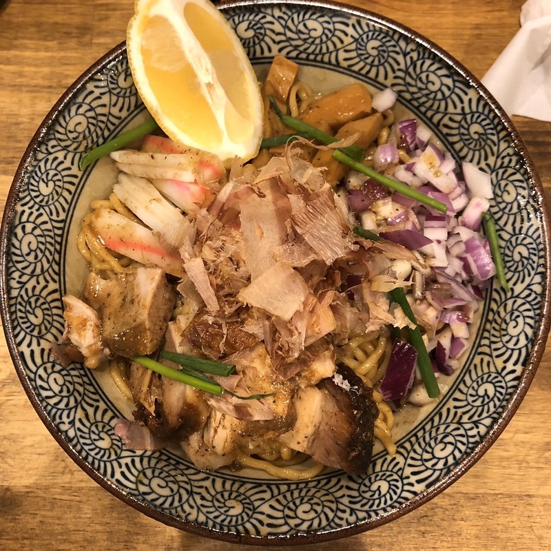 煮干しまぜそば(煮干し中華そば 一剣)