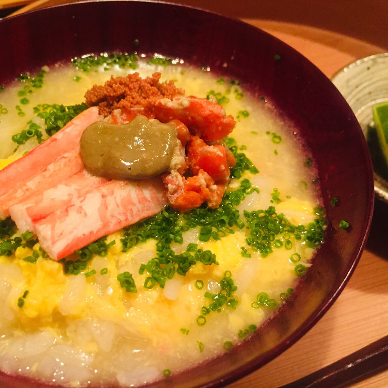 せこ蟹雑炊(料理 澤)