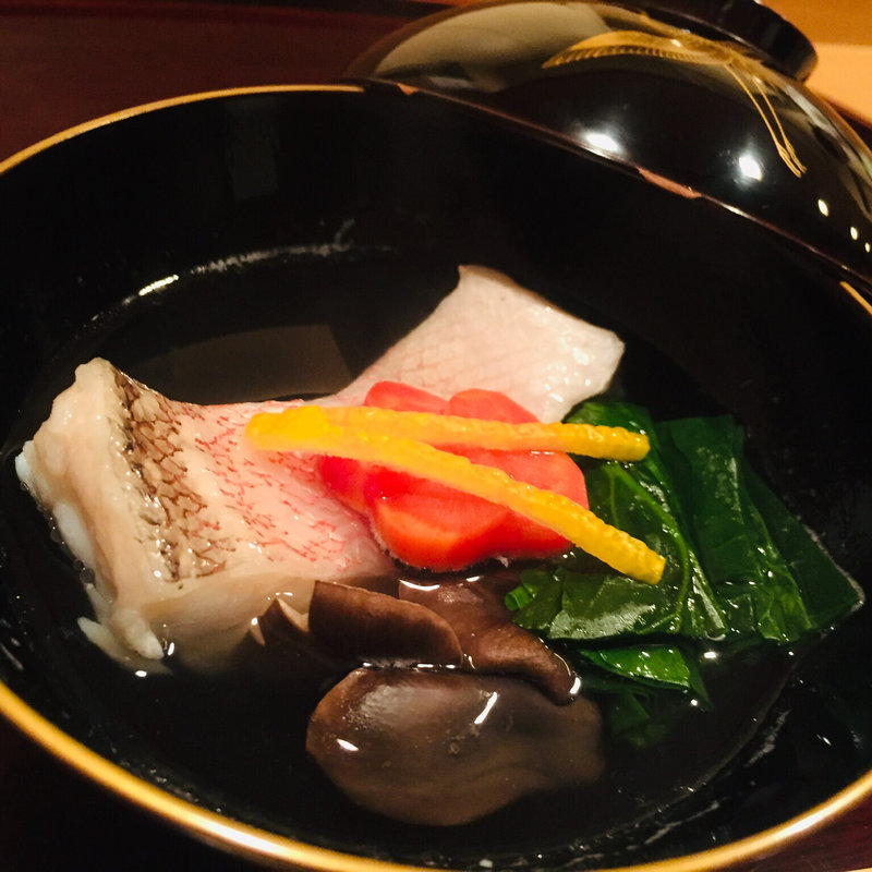 白甘鯛のお椀(料理 澤)