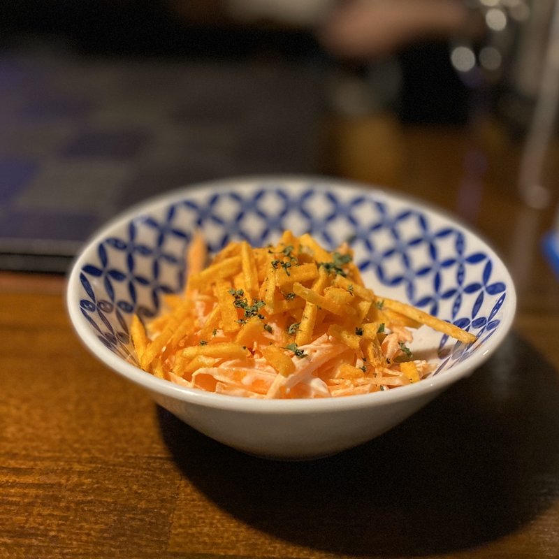 カラムーチョで頂く⁉︎キャロットラペ(SOBA.BAR.PARTY SPACE 縁)