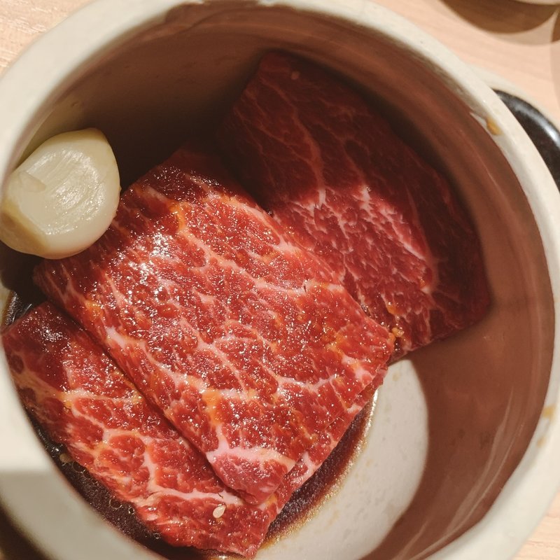 牛星壺漬けカルビ(問屋厳選 焼肉牛星 西大島駅店)