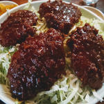 会津ソースカツ丼　ヒレ(キッチン フライパン)