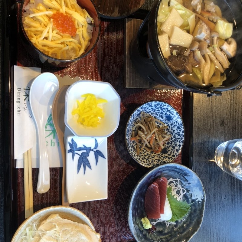 煎餅汁定食(駅前ダイニング 櫟 )