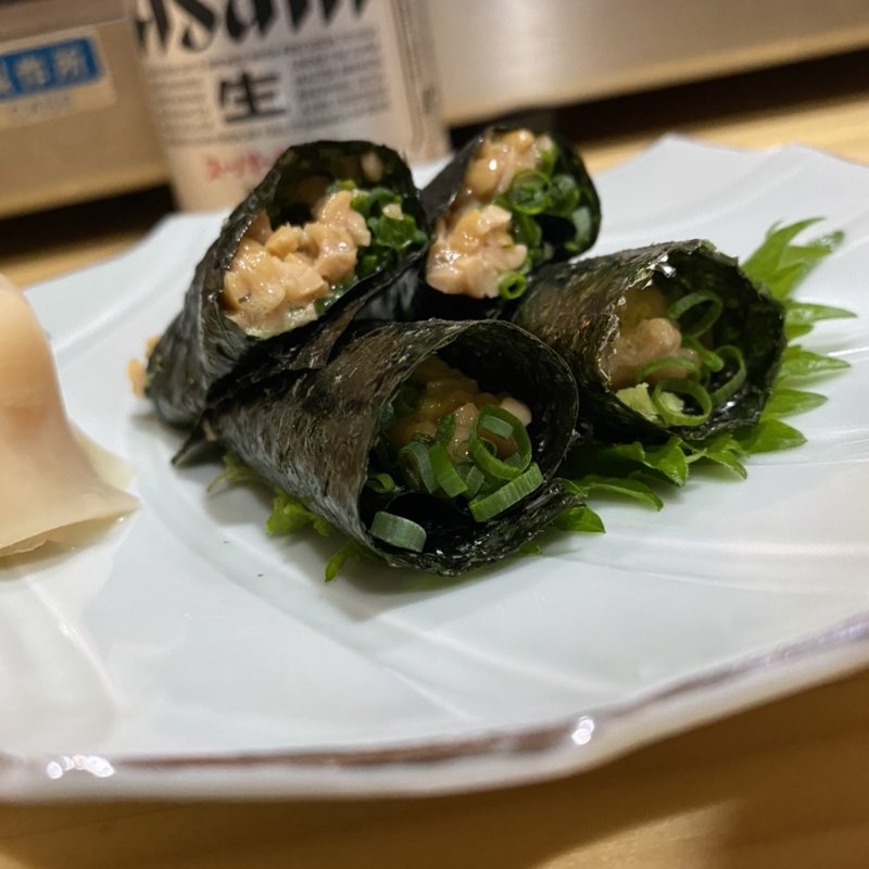 納豆巻き(手巻きハウス2丁目)