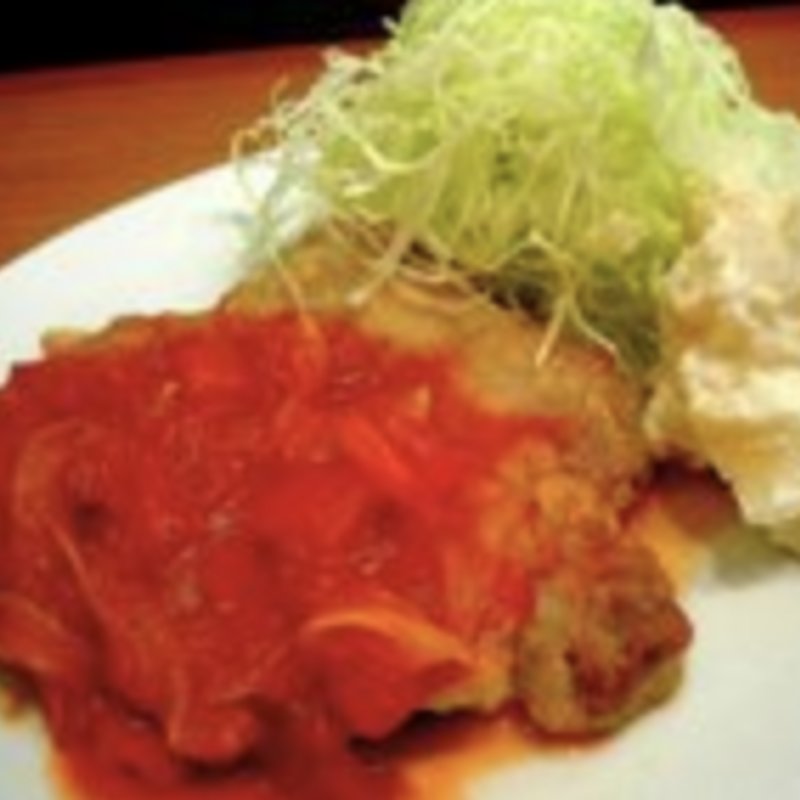 トマトソースのチキンソテー(キッチンたか)