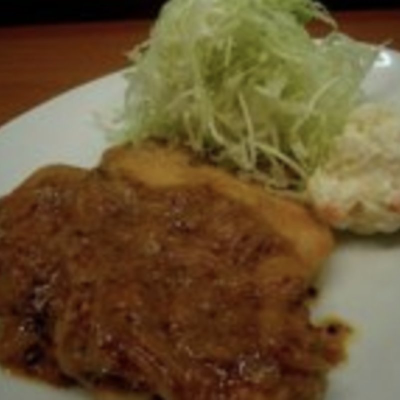 マスタードソースのチキンソテー(キッチンたか)