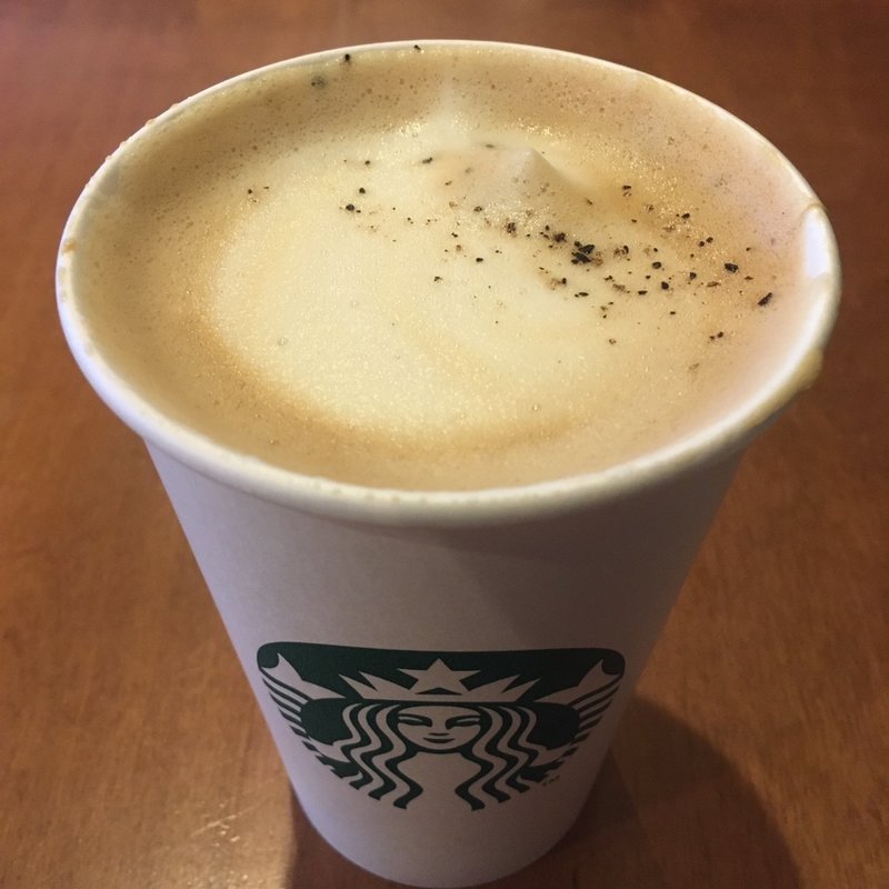 ダブルショット カラメル ラテ(スターバックスコーヒー 福岡大濠公園店)