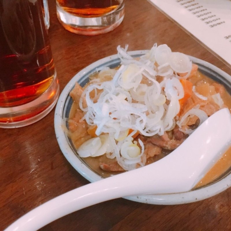 モツ煮(かぶら屋 東上野店)