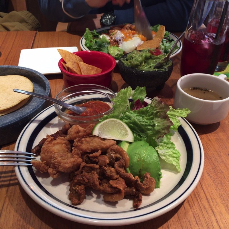 トルティーヤ、ワカモレ(Mexican Dining ABOCADO)