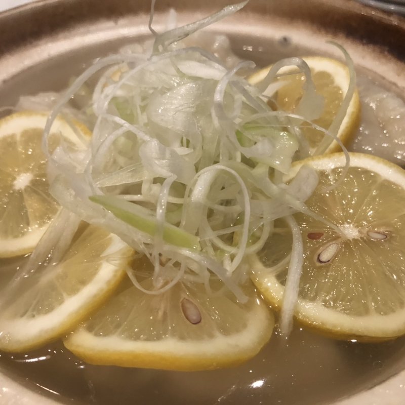 レモンスープ炊き餃子(杏仁荘 )