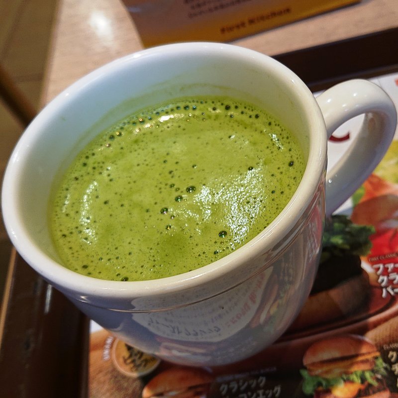 ホット宇治抹茶ラテ(ファーストキッチン 川崎店)