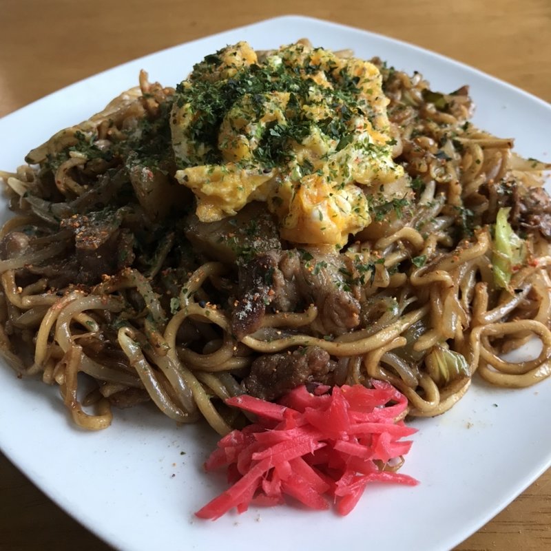 トッピング全部のせ(やきそば屋　あんだん亭 )