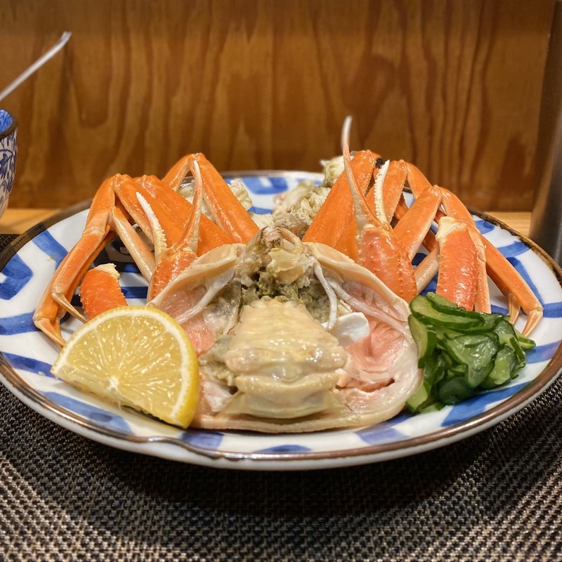 ズワイガニ(大衆割烹 善甚)