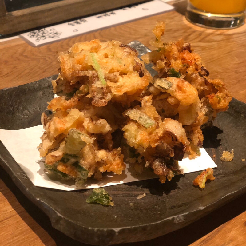 かき揚げ(自家製粉石臼挽手打蕎麦 守破離 堂島店)