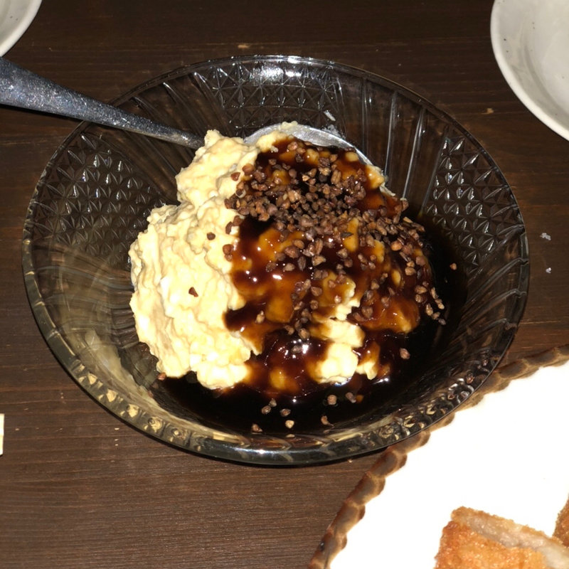 ポテトサラダ(自家製粉石臼挽手打蕎麦 守破離 堂島店)