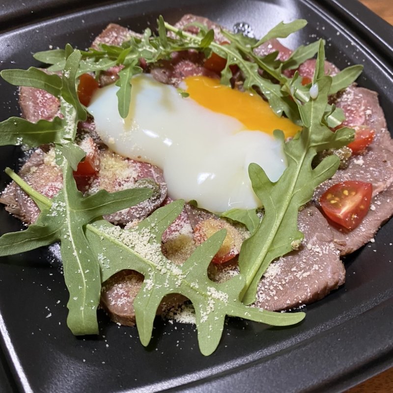 生ハムのカルパッチョ風(Gaston&Gaspar 六本木店)