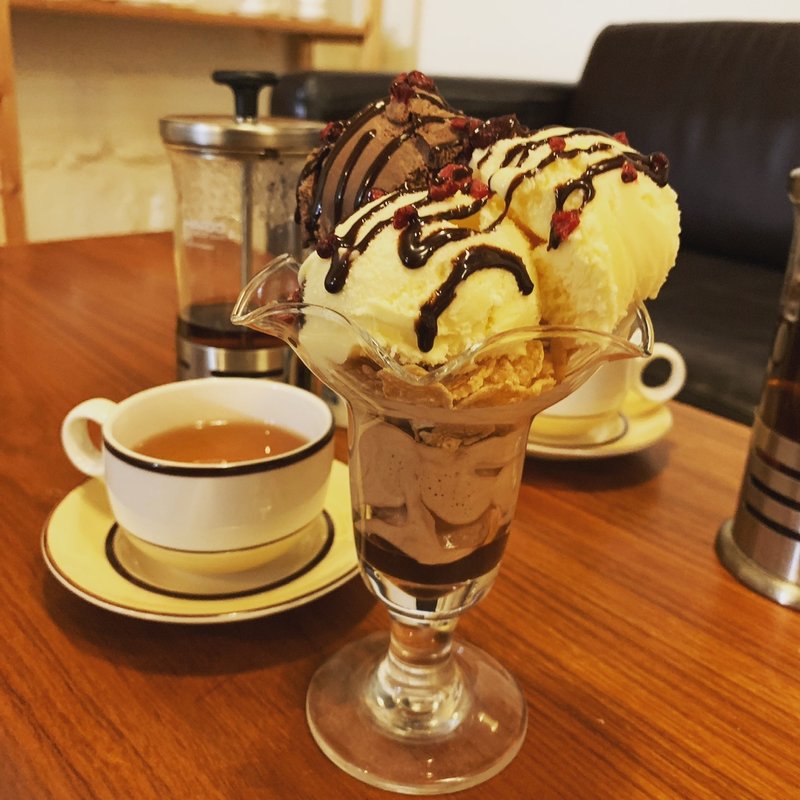 チョコレートパフェ(いちはらカフェ)