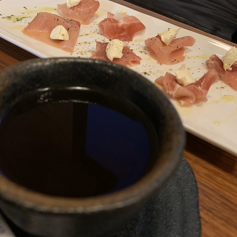 生ハムとクリームチーズ(いちはらカフェ)