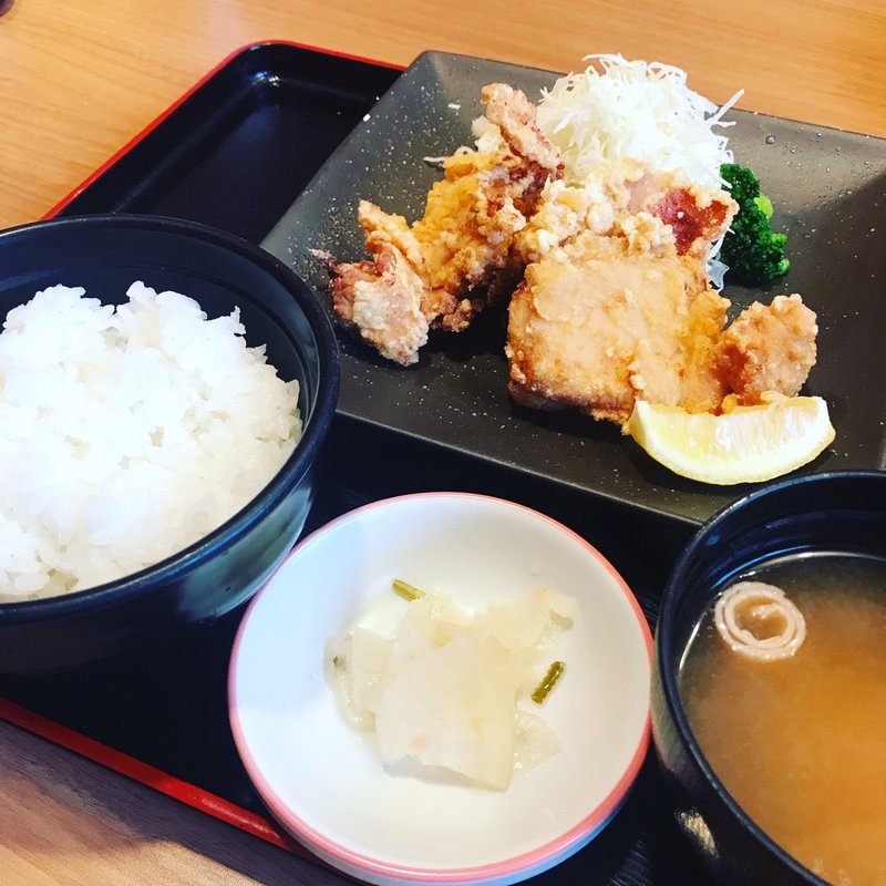 大判唐揚げランチ(夢庵 水元公園店)
