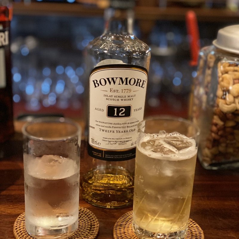 ボウモア12年(バッフィ・バルバ （SHOT BAR BAFFI・BARBA）)