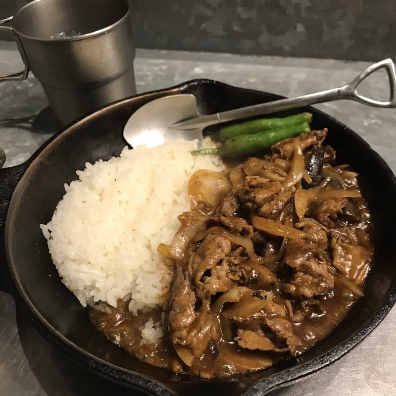茄子と牛肉の旨味噌炒めカレー(野菜を食べるカレーcamp エキマルシェ大阪店)