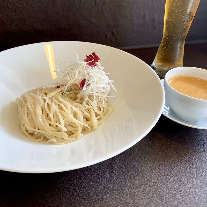 エビつけ麺（オマールエビの冷たいソース）(蟬吟)