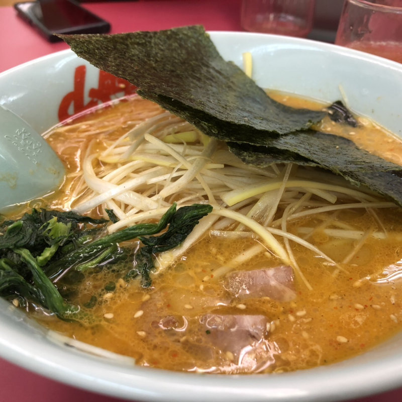 ネギ味噌ラーメン(山岡家千歳店)