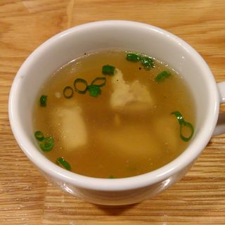 鶏肉と生姜のスープ(餃子 歩兵 銀座店)