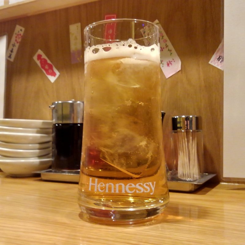 ヘネシーハイボール(餃子歩兵 銀座店)