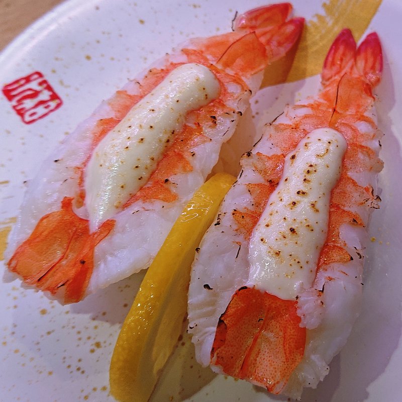 炙り海老チーズ(回転寿司みさき 川崎ダイス店)