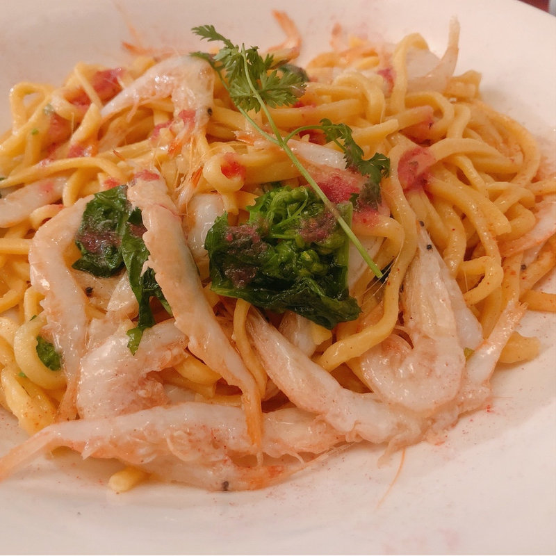 白エビと春野菜のタリオリーニ(モナリザン)