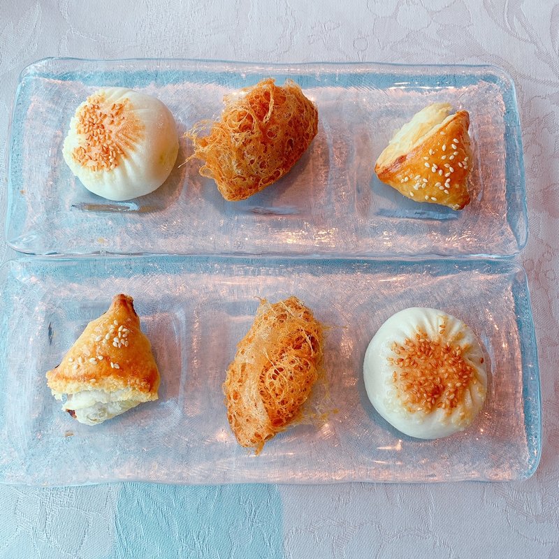 季節の揚げ点心3種(中国飯店 麗穂)