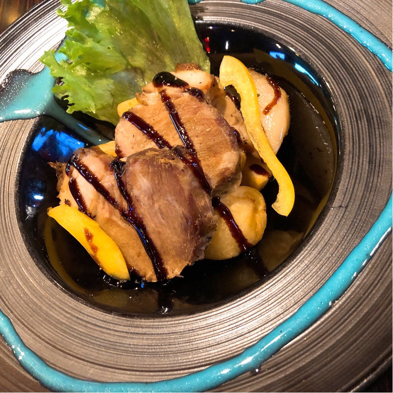 ディエンド風ローストポーク 伝説のスパイスと共に(仮面ライダー ザ ダイナー )